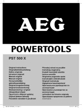 AEG PST500X El manual del propietario
