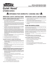 NuTone QT20000 Important Safety Instructions Manual