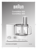 Braun CombiMax 600, 650 type 3205 El manual del propietario