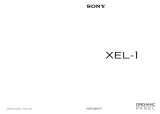 Sony XEL-1 El manual del propietario