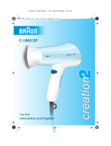 Braun C1800 DF creation2 Manual de usuario