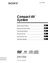 Sony DAV-S500 El manual del propietario