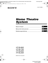 Sony HT-SL500 El manual del propietario