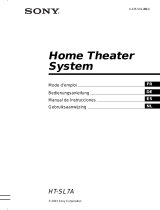 Sony HT-SL7A El manual del propietario