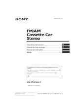 Sony XR-3500MK2 El manual del propietario