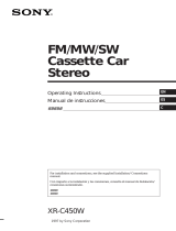 Sony XR-C450W Manual de usuario