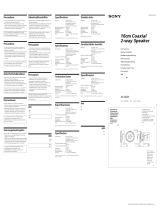 Sony XS-602F El manual del propietario