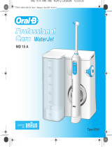 Braun MD15A, Professional Care WaterJet Manual de usuario