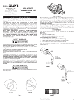 Little GIANT JPC Series Manual de usuario