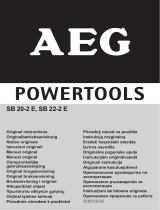 AEG SB 20-2E El manual del propietario