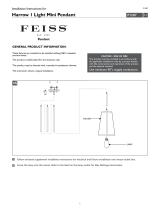 Feiss P1287ORB Guía de instalación