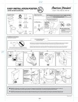 American Standard 710FA.101.021 Guía de instalación