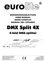 EuroLite DMX Split 4X Manual de usuario