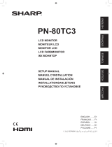 Sharp PN-80TC3 El manual del propietario