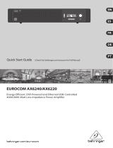 Behringer EUROCOM AX6220 Guía de inicio rápido