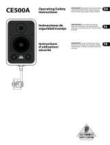 Behringer CE500A Operating/Safety Instructions Manual