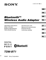 Sony TDM-BT1 El manual del propietario