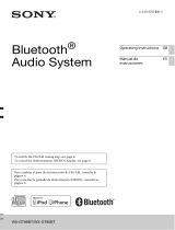 Sony WX-GT90BT El manual del propietario