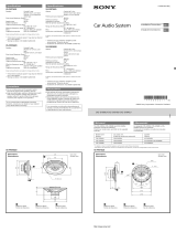 Sony CXS-G1016U Guía de instalación