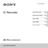 Sony ICD-UX512F Guía de inicio rápido