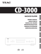 TEAC CD-3000 Manual de usuario