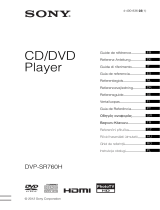 Sony DVP-SR760H El manual del propietario