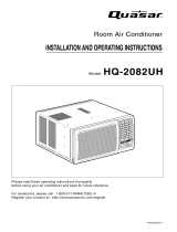Quasar HQ-2082UH Installation And Operating Instructions Manual