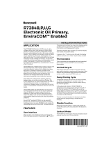 Honeywell R7284U1004 Instrucciones de operación