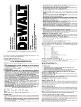 DeWalt DW303K Manual de usuario