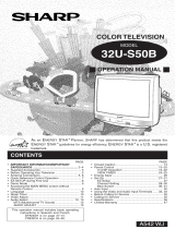 Sharp 32U-S50B Manual de usuario