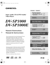 ONKYO DV-SP1000E El manual del propietario