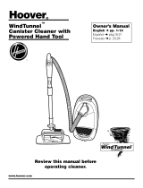 Hoover WINDTUNNEL CANISTER CLEANER Manual de usuario