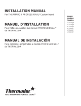 Thermador PROFESSIONAL VCIN JP Serie Guía de instalación