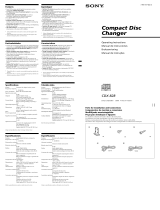 Sony CDX-828 El manual del propietario