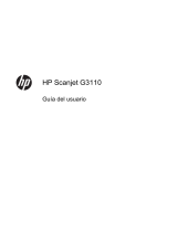 HP Scanjet G3110 Photo Scanner El manual del propietario