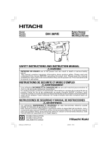 Hitachi DH 38YE Manual de usuario