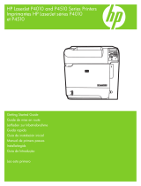 HP LaserJet P4014 Printer series Guía de inicio rápido