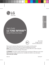 LG HBS-770 Manual de usuario