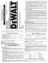 DeWalt 1/2 DRILL ELECTRIC VSR XXX DWTDW246 Manual de usuario