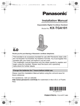 Panasonic KXTGA101 Instrucciones de operación