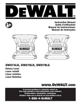 DeWalt DW079LGDW0881 Manual de usuario