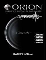 Orion XTRPRO122 El manual del propietario