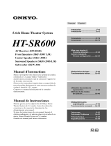 ONKYO HT-SR600 El manual del propietario
