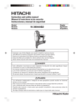 Hikoki N 3804AB2 Manual de usuario