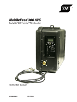 ESAB MobileFeed 300 AVS Manual de usuario
