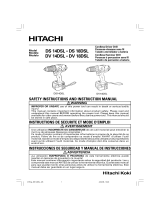 Hitachi DS 18DSAL Manual de usuario