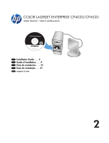 HP Color LaserJet Enterprise CP4025 Printer series Guía de instalación