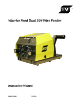ESAB Warrior Feed Dual 304 Wire Feeder Manual de usuario