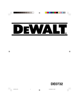DeWalt DE0732 Manual de usuario