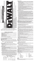 DeWalt D25113K Manual de usuario